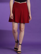 Kotty Flared Above Knee Length Skirt