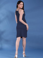 Kotty Solid Bodycon Mini Dress