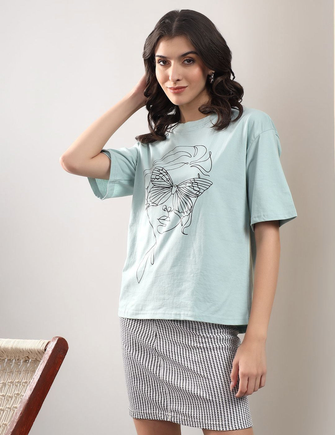 Kotty Women Graphic  Printed T-shirt
