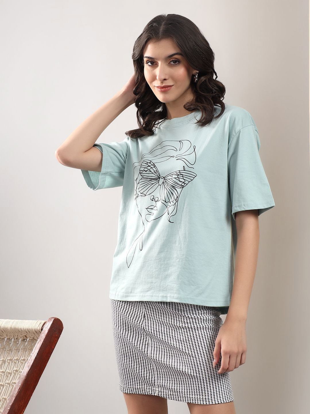 Kotty Women Graphic  Printed T-shirt