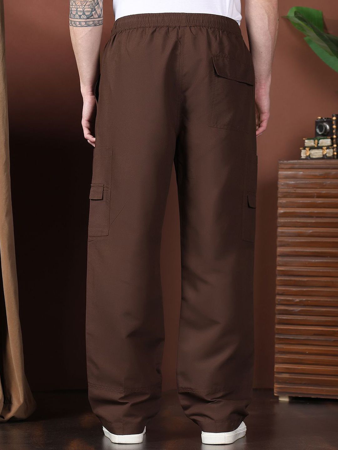 Kotty Men Relaxed Easy Wash Cargos Trousers