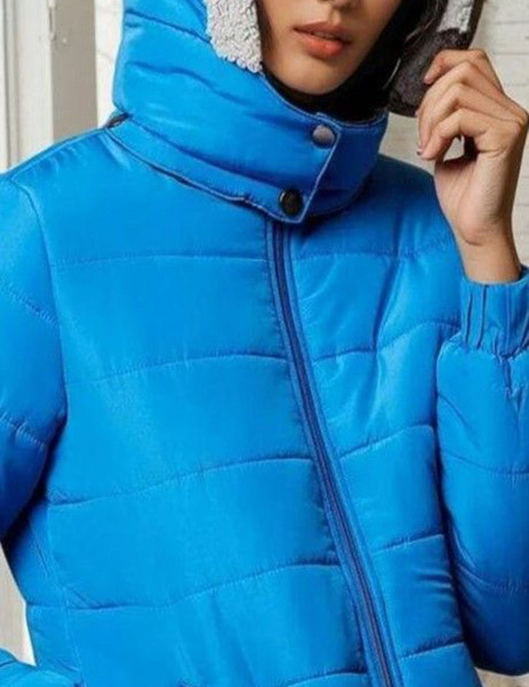Kotty Mock Collar Lightweight Puffer Jacket 