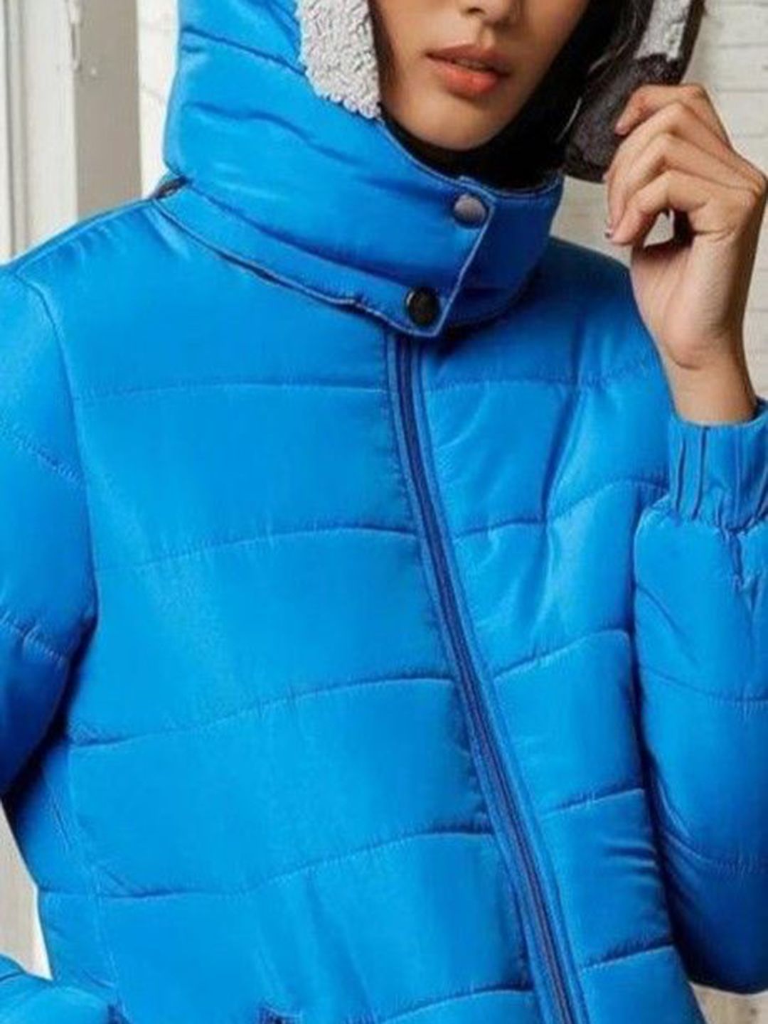 Kotty Mock Collar Lightweight Puffer Jacket 