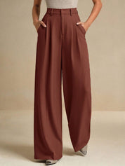 Kotty Women Relaxed Fit High-Rise Pleated Trouser