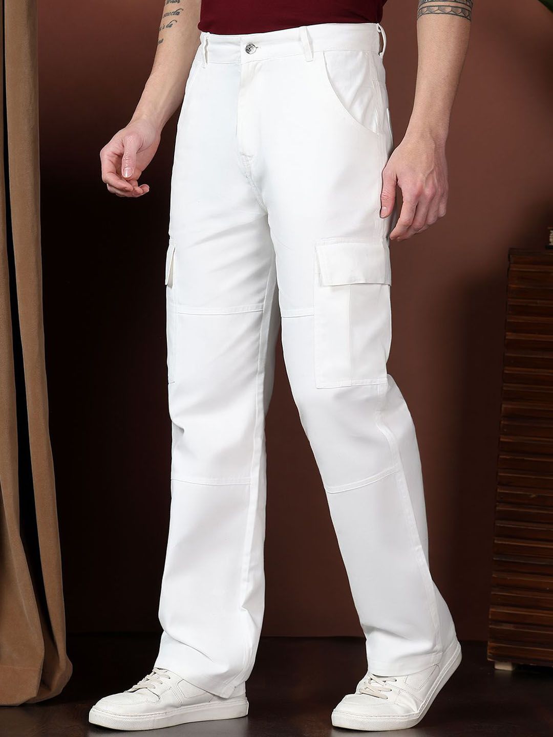 Kotty Men Relaxed Easy Wash Cargos Trousers