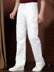Kotty Men Relaxed Easy Wash Cargos Trousers