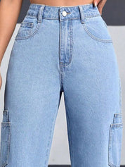 Kotty Women Straight Fit High-Rise Stretchable Jeans