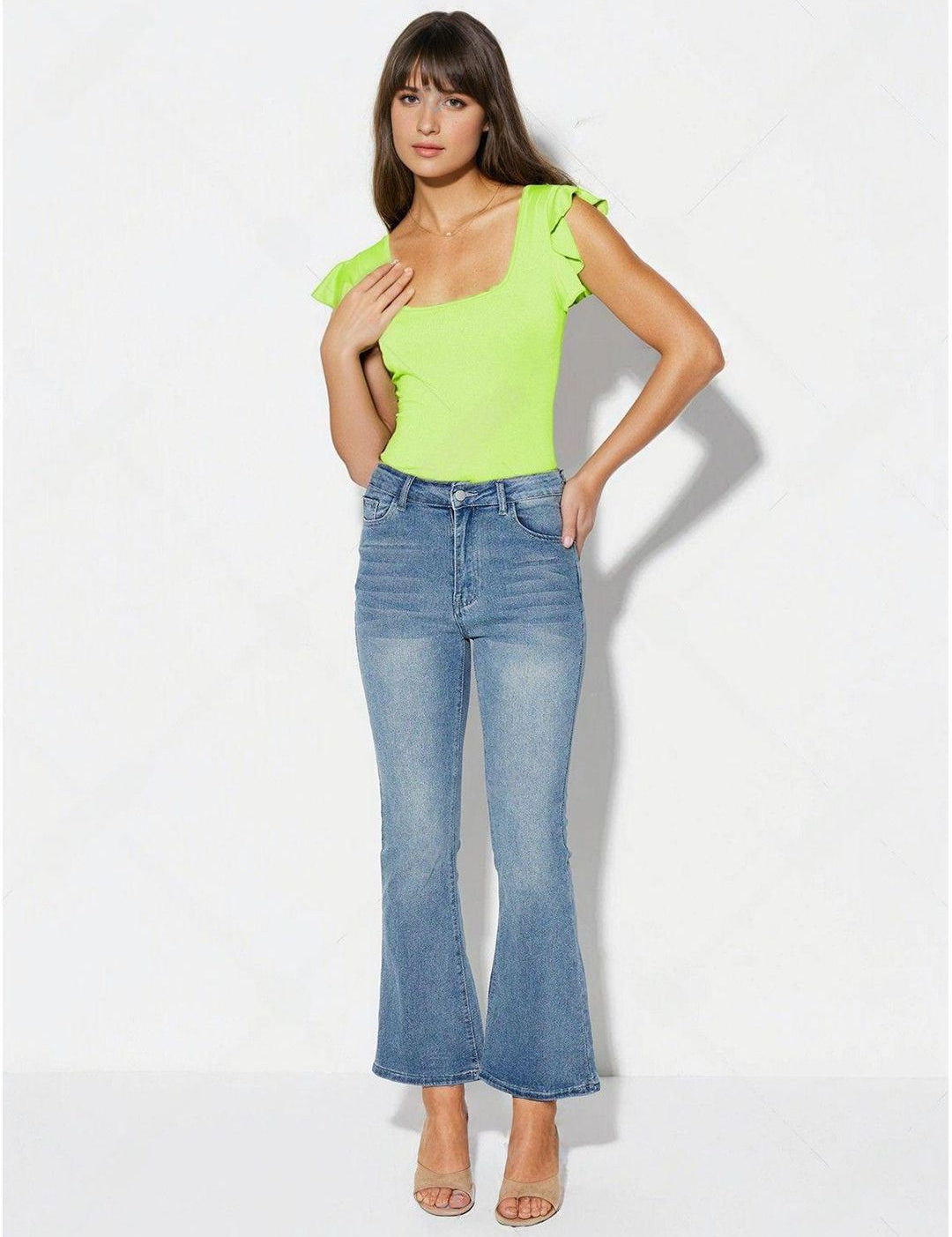 Kotty Women Solid High Neck Top