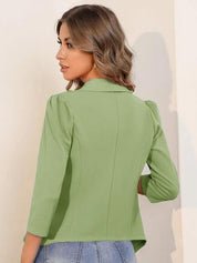 Kotty Double-Breasted Crop Blazer