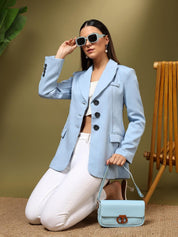 Kotty Notched Lapel Single Breasted Blazer