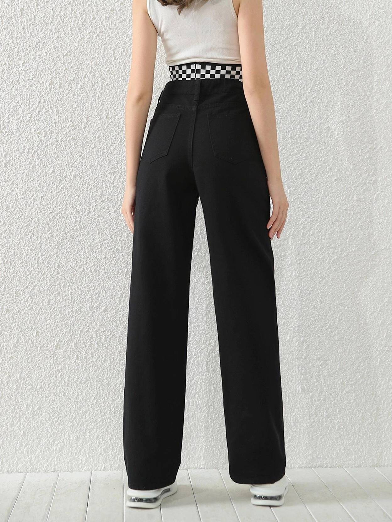 KOTTY Girls Regular High Rise Black Jeans