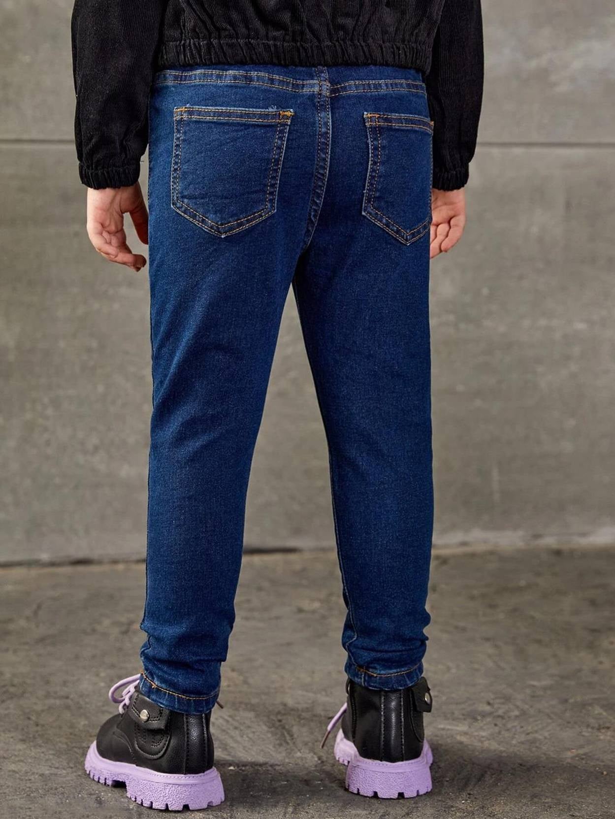 KOTTY Girls Regular High Rise Blue Jeans