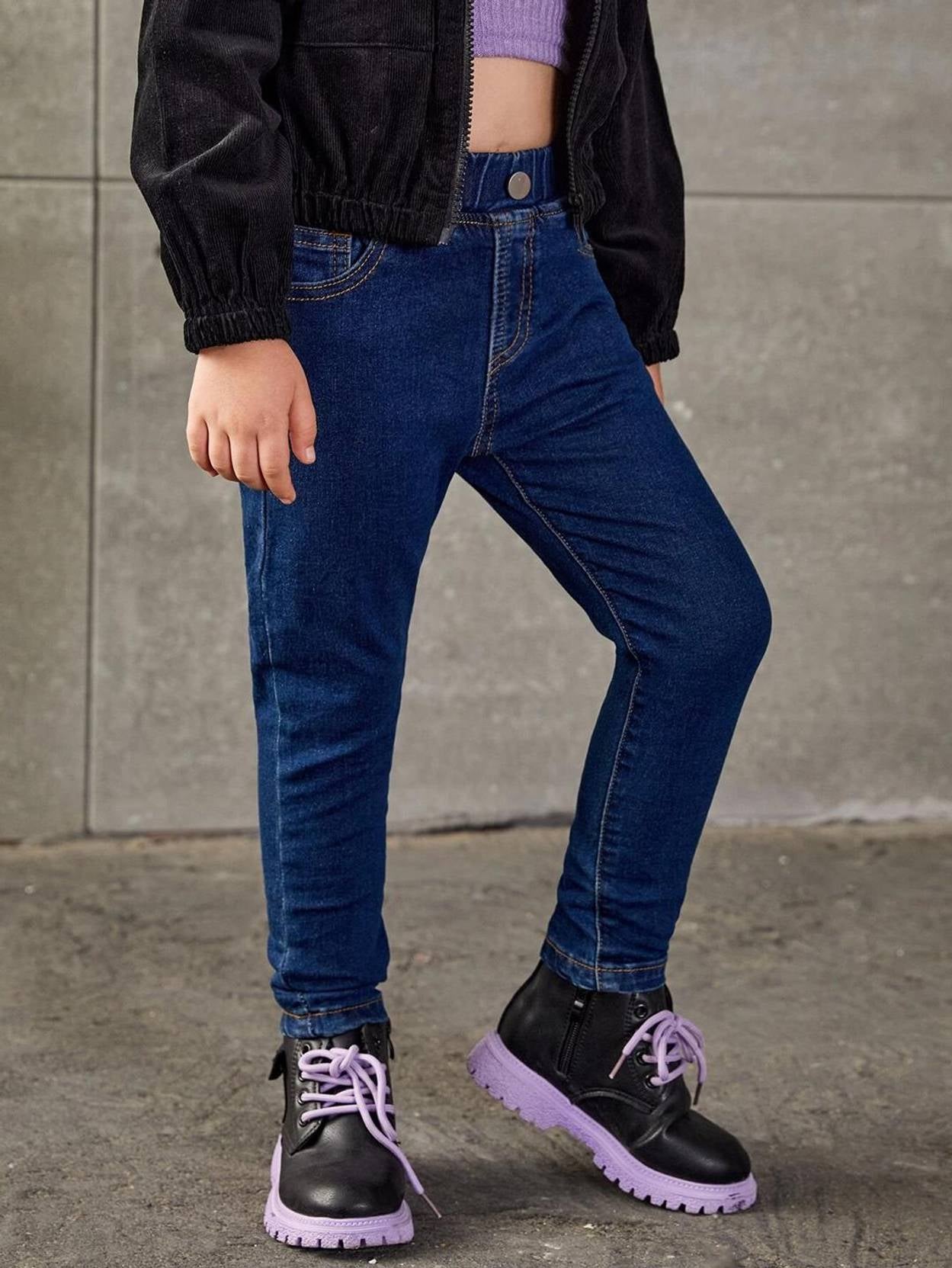 KOTTY Girls Regular High Rise Blue Jeans