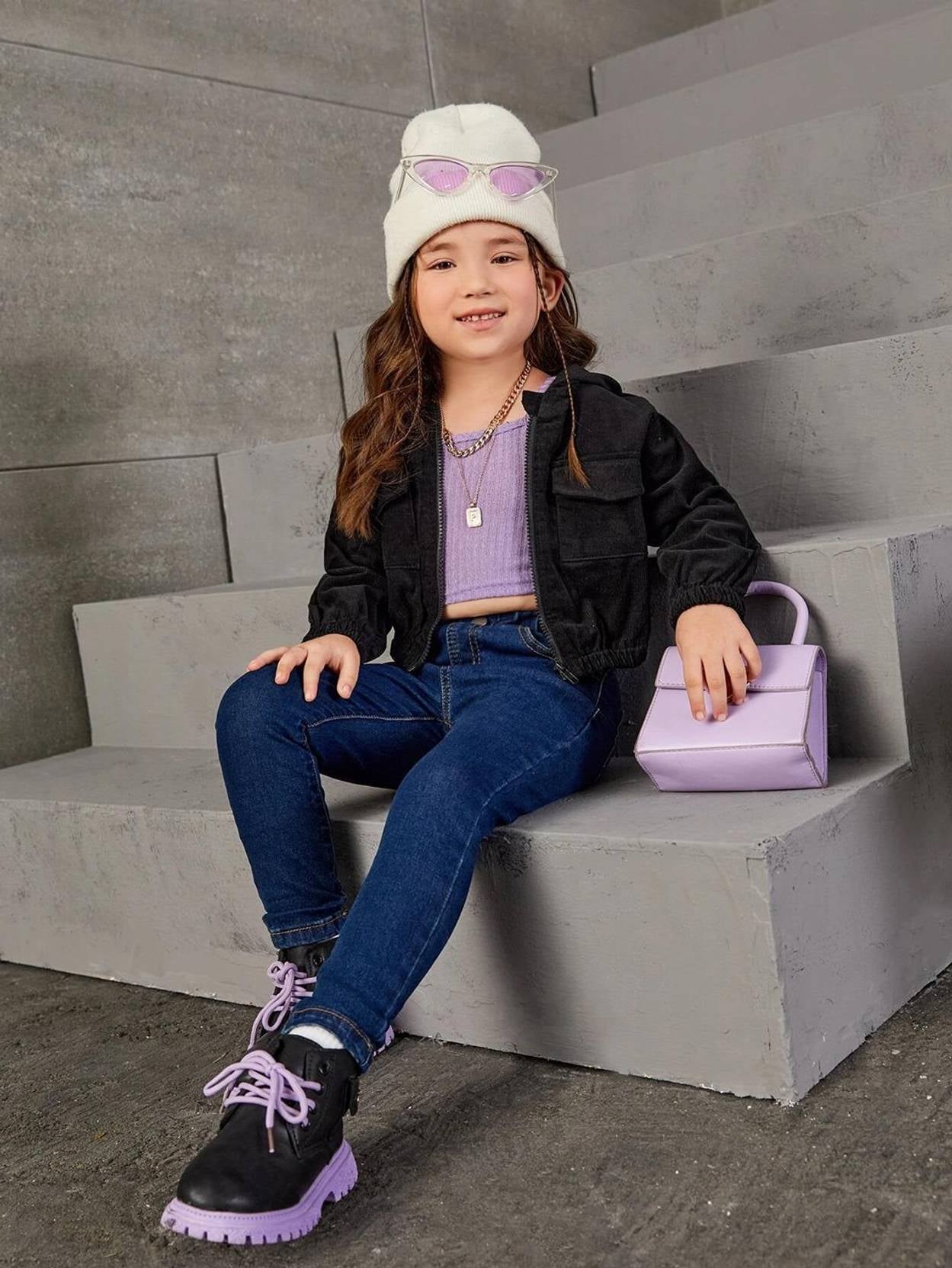 KOTTY Girls Regular High Rise Blue Jeans