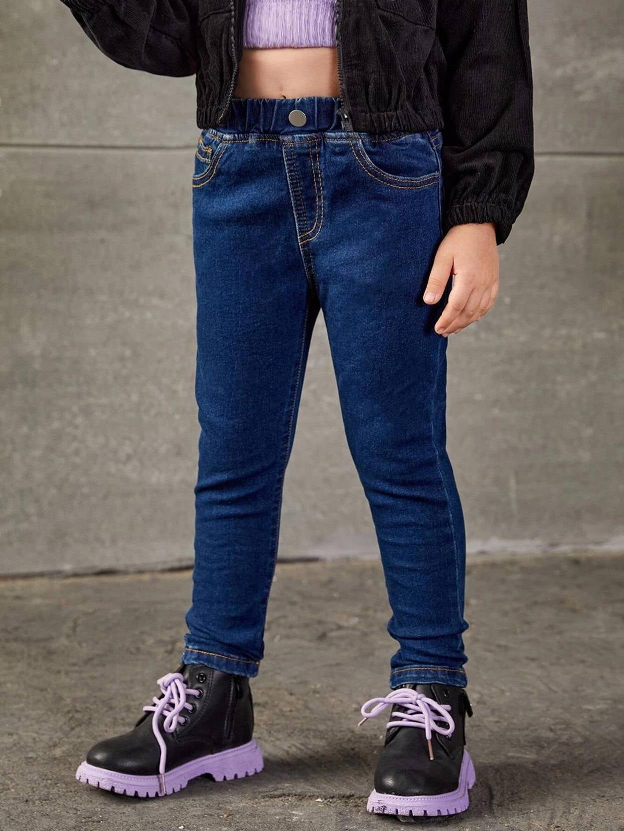 KOTTY Girls Regular High Rise Blue Jeans