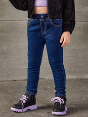 KOTTY Girls Regular High Rise Blue Jeans