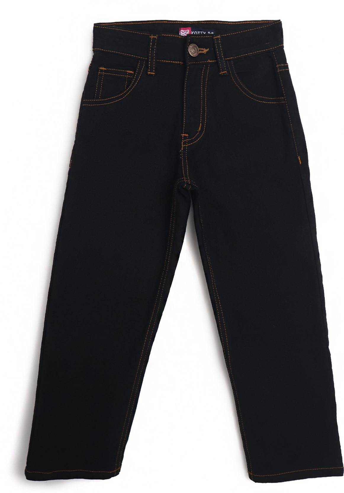 KOTTY Girls Regular Mid Rise Black Jeans