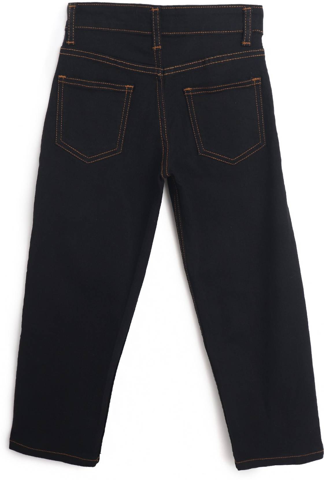 KOTTY Girls Regular Mid Rise Black Jeans