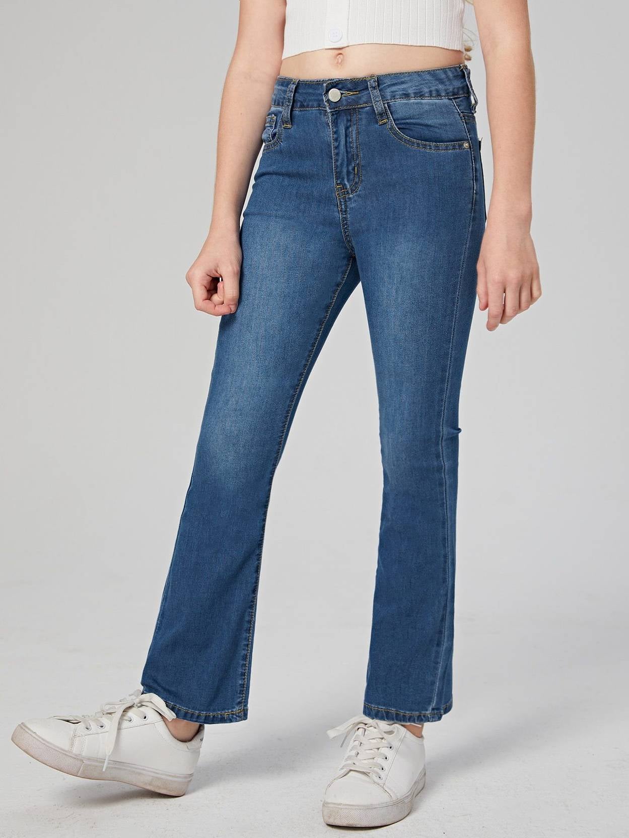 KOTTY Girls Regular Mid Rise Blue Jeans