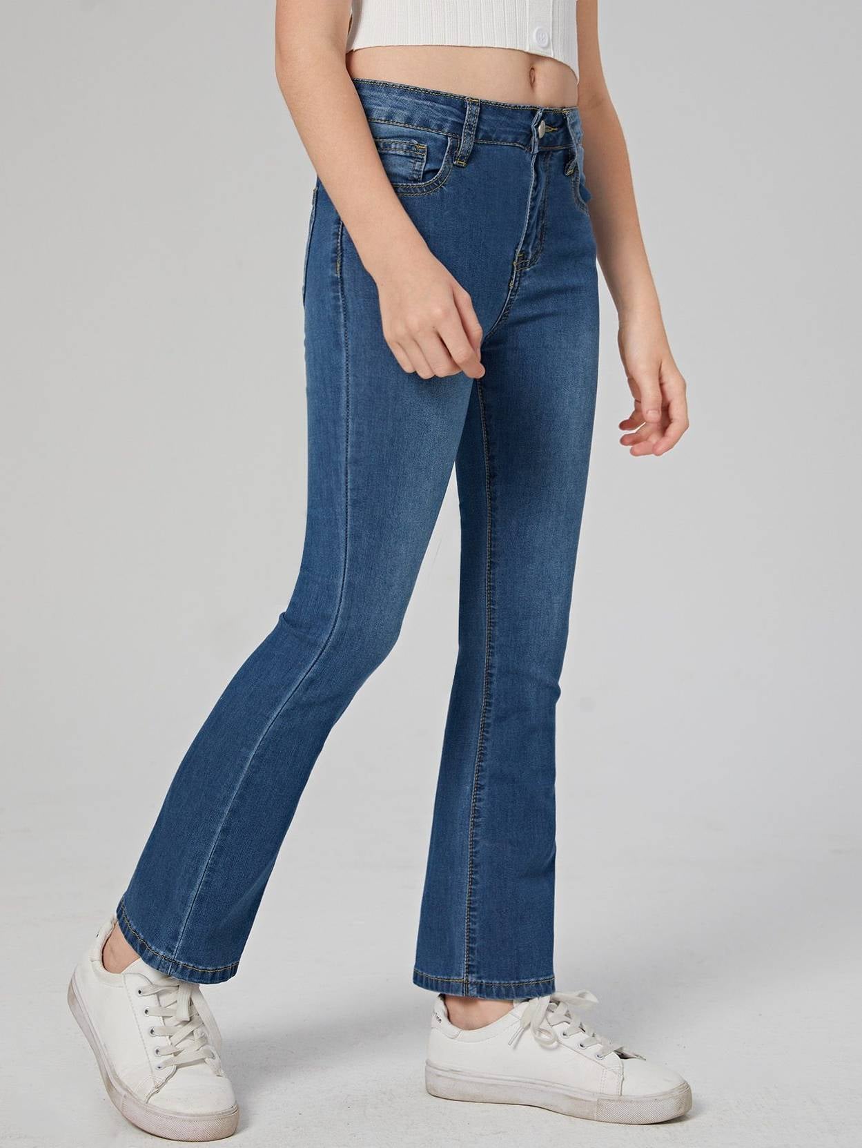 KOTTY Girls Regular Mid Rise Blue Jeans