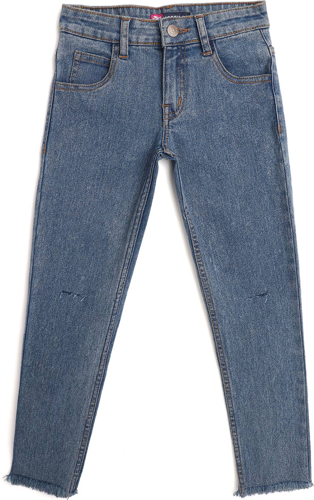 KOTTY  Girls Regular Mid Rise Light Blue Jeans