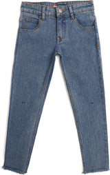 KOTTY  Girls Regular Mid Rise Light Blue Jeans