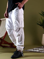 Kotty Men Relaxed Easy Wash Cargos Trousers