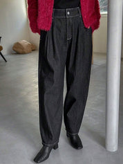 Kotty Women Straight Fit High-Rise Stretchable Jeans