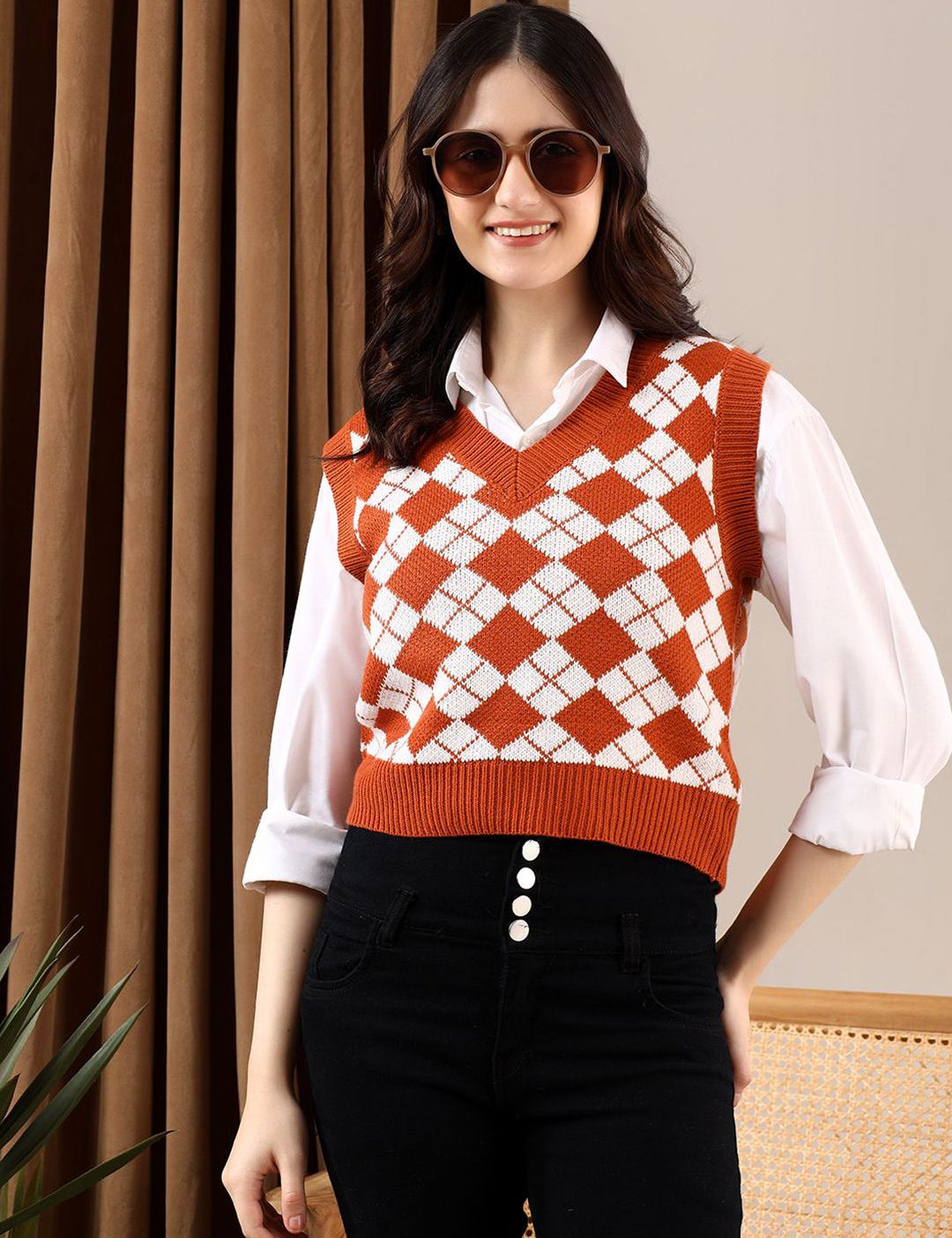 Kotty Women Chevron Printed Pullover