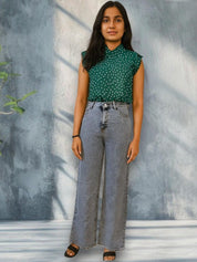 Kotty Women Regular Fit High-Rise Light Fade Stretchable Jeans