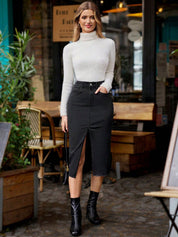  Kotty Pencil Knee-Length  Skirts