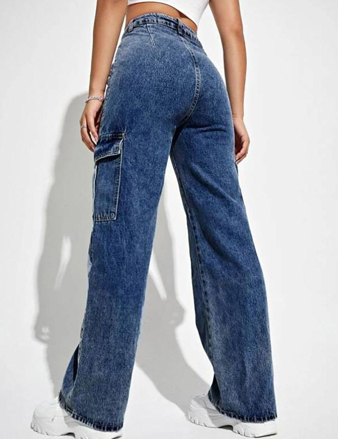 Kotty Women Jean Straight Fit High-Rise Stretchable Jeans