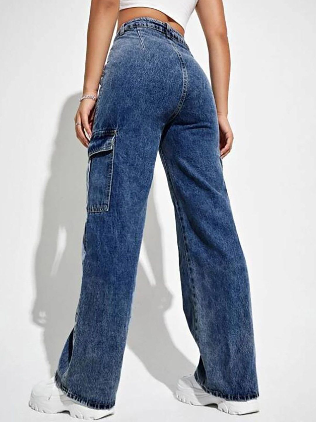 Kotty Women Jean Straight Fit High-Rise Stretchable Jeans