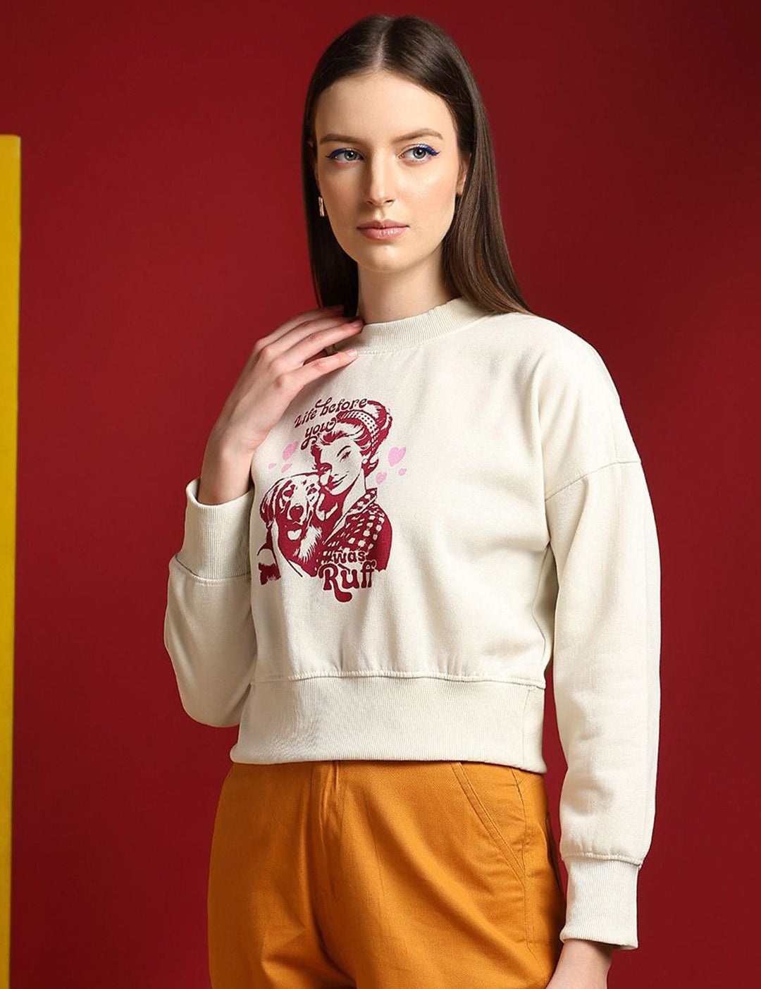 Kotty Women Printed Sweatshirt