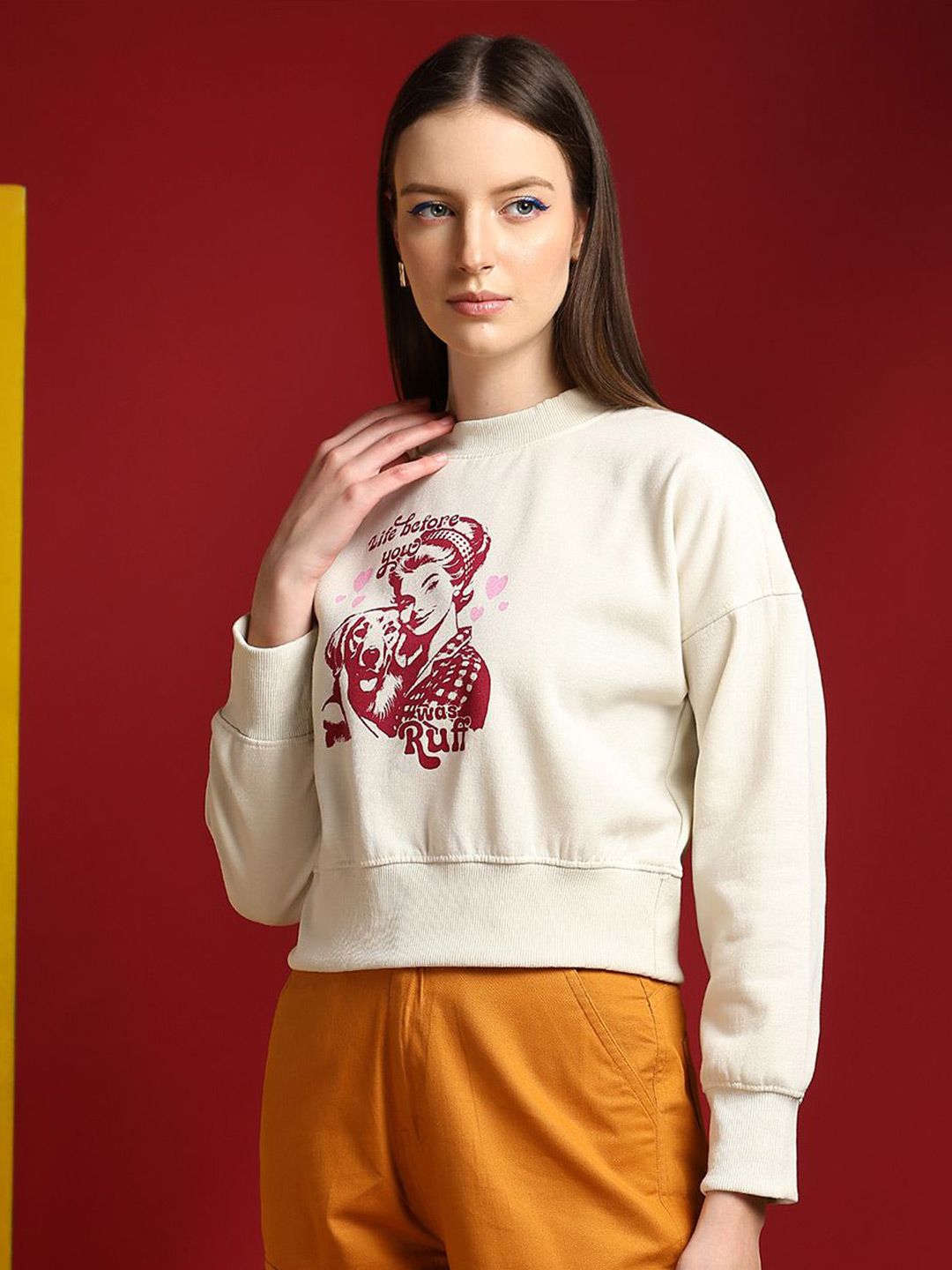 Kotty Women Printed Sweatshirt