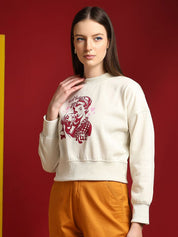 Kotty Women Printed Sweatshirt