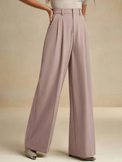 Kotty Women Relaxed Fit High-Rise Formal Trousers