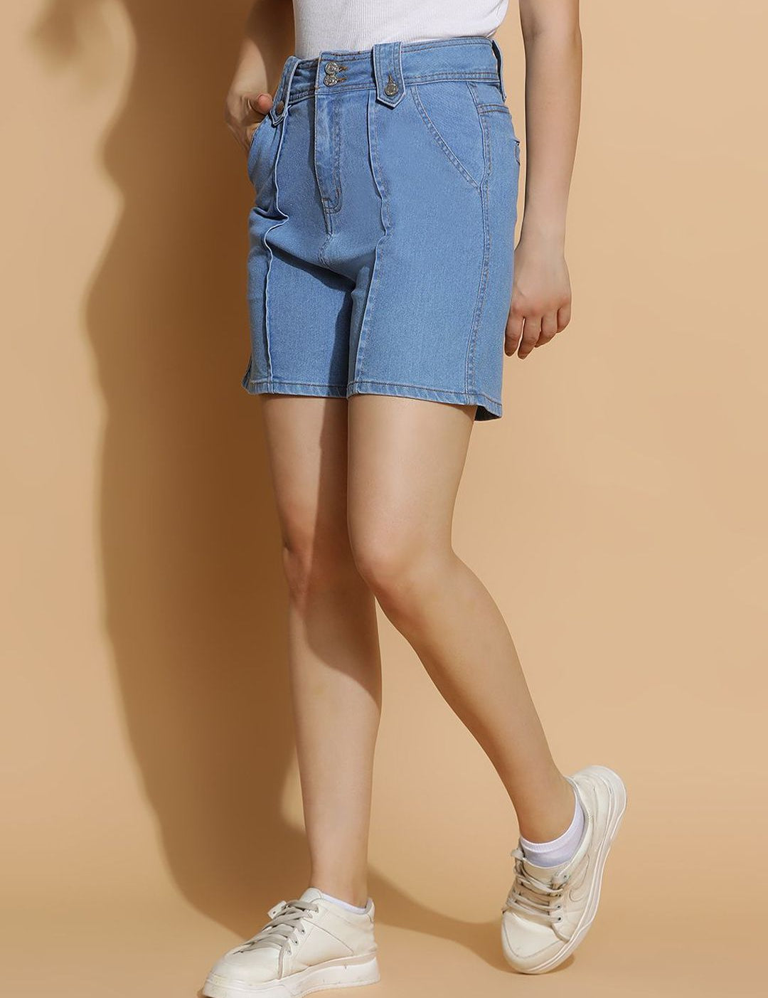 Kotty Women High-Rise Denim Shorts