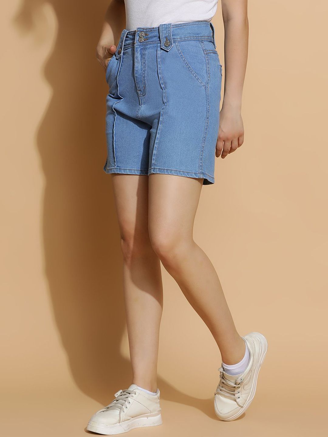 Kotty Women High-Rise Denim Shorts