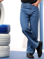 Kotty Men Comfort Regular Fit Mid-Rise Stretchable Jeans