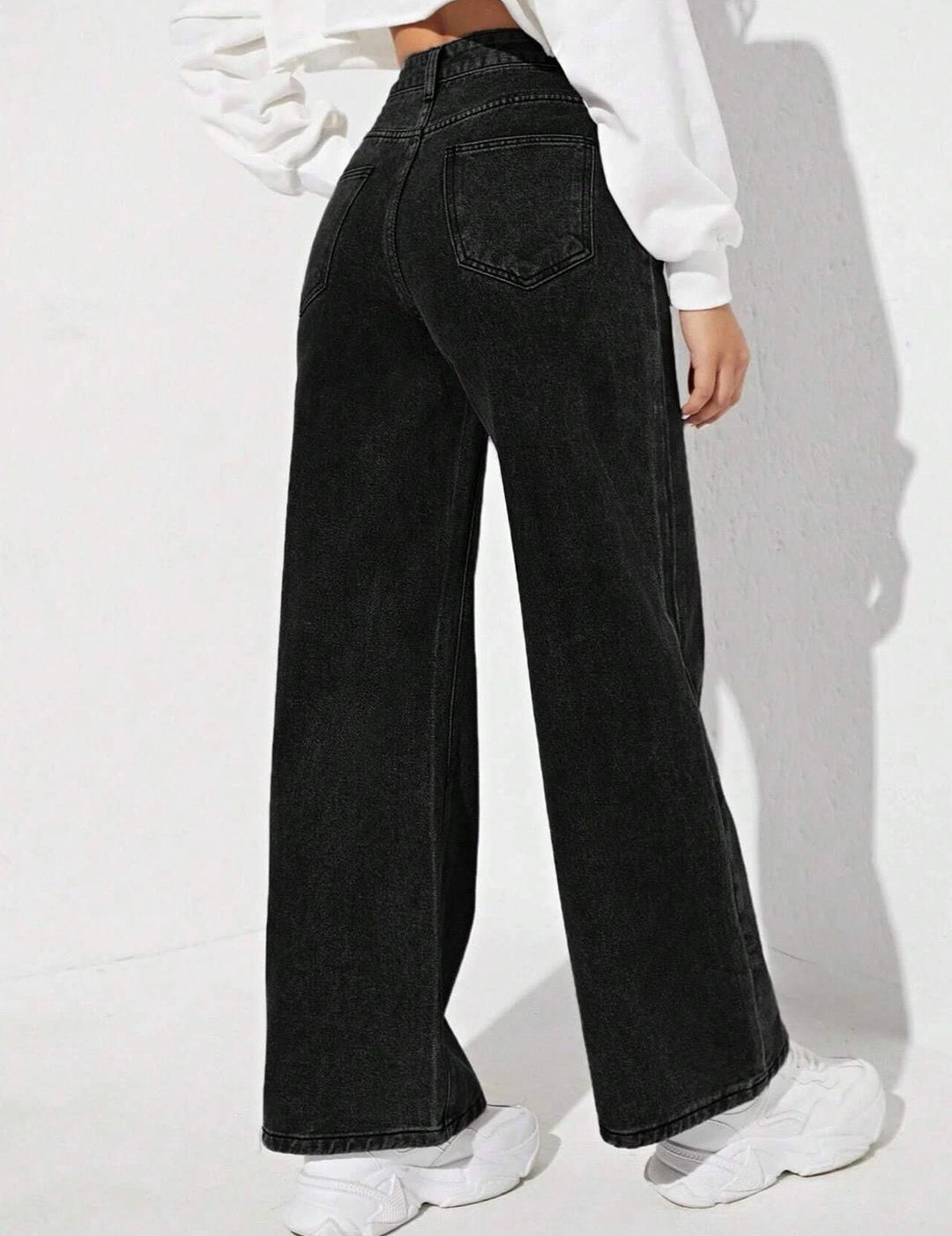 Kotty Women Cotton Flared High-Rise Stretchable Jeans