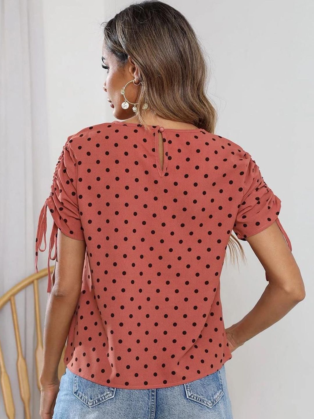 Kotty Women Polka Dot Printed Top