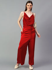 Kotty Cowl Neck Basic Jumpsuit