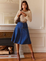  Kotty Flared Knee Length Skirts