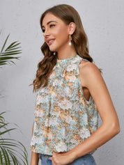 Kotty Women Floral Print Crepe Top