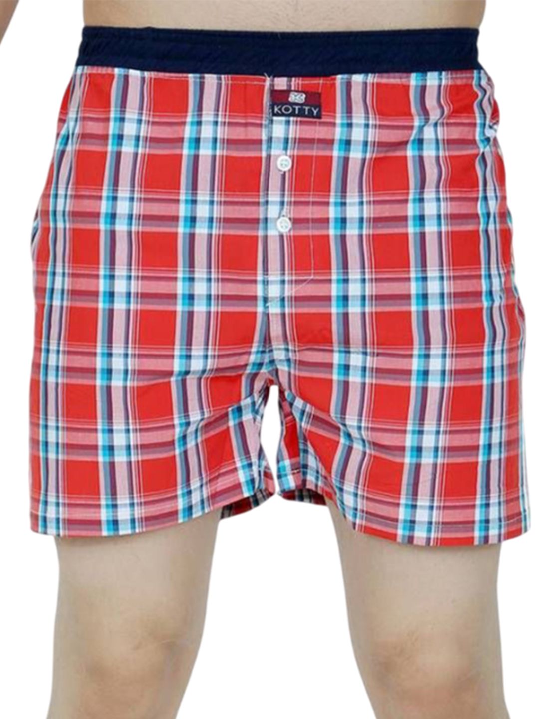 Kotty Men Checked Mid-Rise Boxer KTTNEWBOXER25S