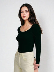 Kotty Women Solid Scoop Neck Top