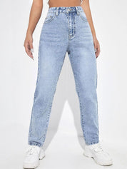 Kotty Women Regular Fit Cotton High-Rise Jeans