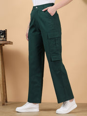 Kotty Women Straight Fit High-Rise Stretchable Jeans