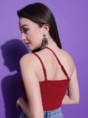 Kotty Women Solid One Shoulder Top